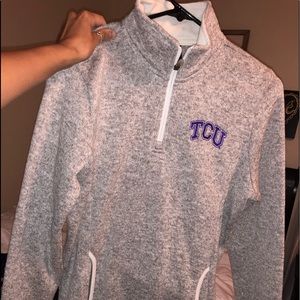 Oatmeal color TCU sweater